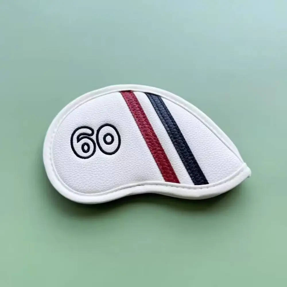 PU Leather Golf Wedge Cover Angle Club 56 58 60 Degree Sand Wedge Headcover Big Number 48 50 52 54 Degree Golf Club Cover