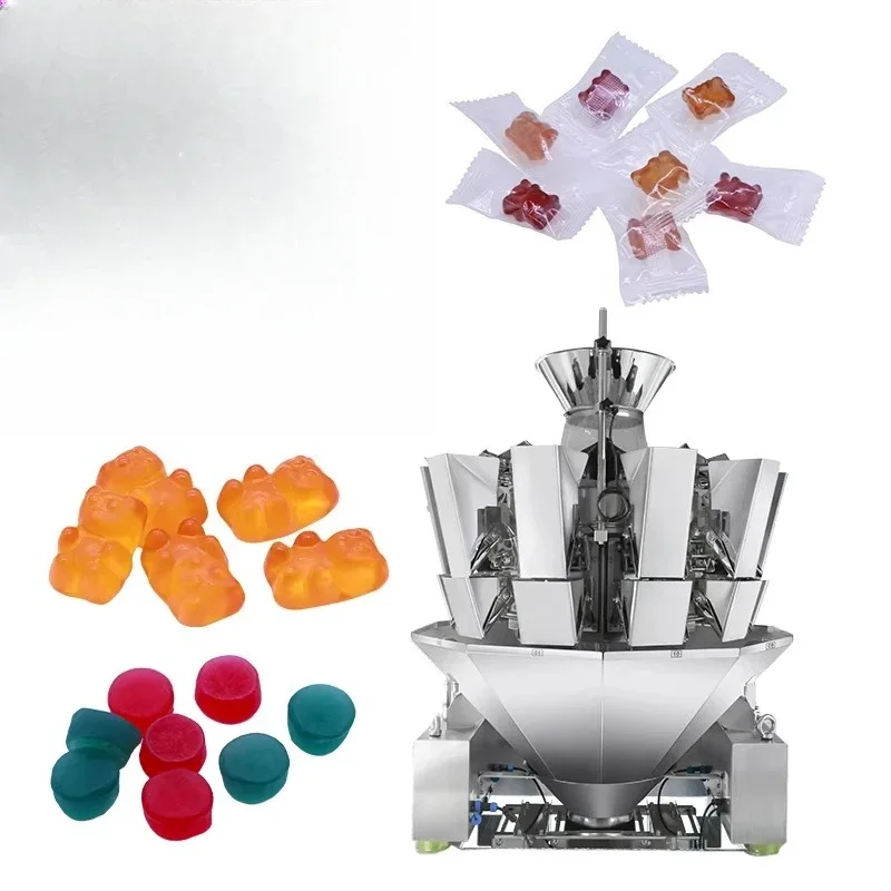 Multi-head multi-functional packaging machinery combined scale weighing packaging machine 10/14 heads