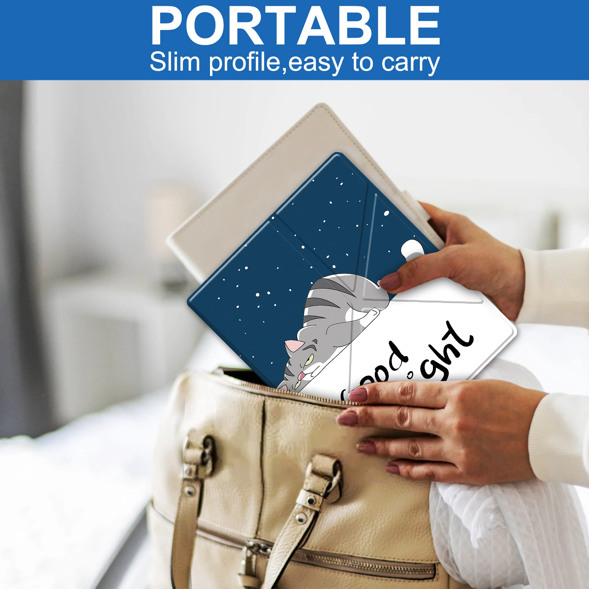 Per Kobo Elipsa 2E 2023 10.3 pollici Smart Case con supporto multi-pieghevole Cover Auto Sleep/Wake Shell per Kobo Elipsa 2E Case