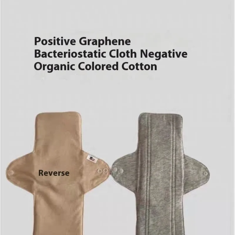 Graphene Incontinence Pad 26 ซม.ยาวพิเศษล้างทําความสะอาดได้ Bedridden ผู้สูงอายุ Anti Leak-Proof Reusable ผ้าอ้อมผู้ใหญ่ Hypoallergenic
