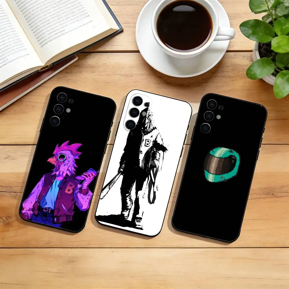 

Vintage 8bit Pixel Rooster Mask Phone Case Black Silicone Soft For Samsung S25,S24,S21,S22,S23,S30,Ultra,S20,Plus,Fe,Lite