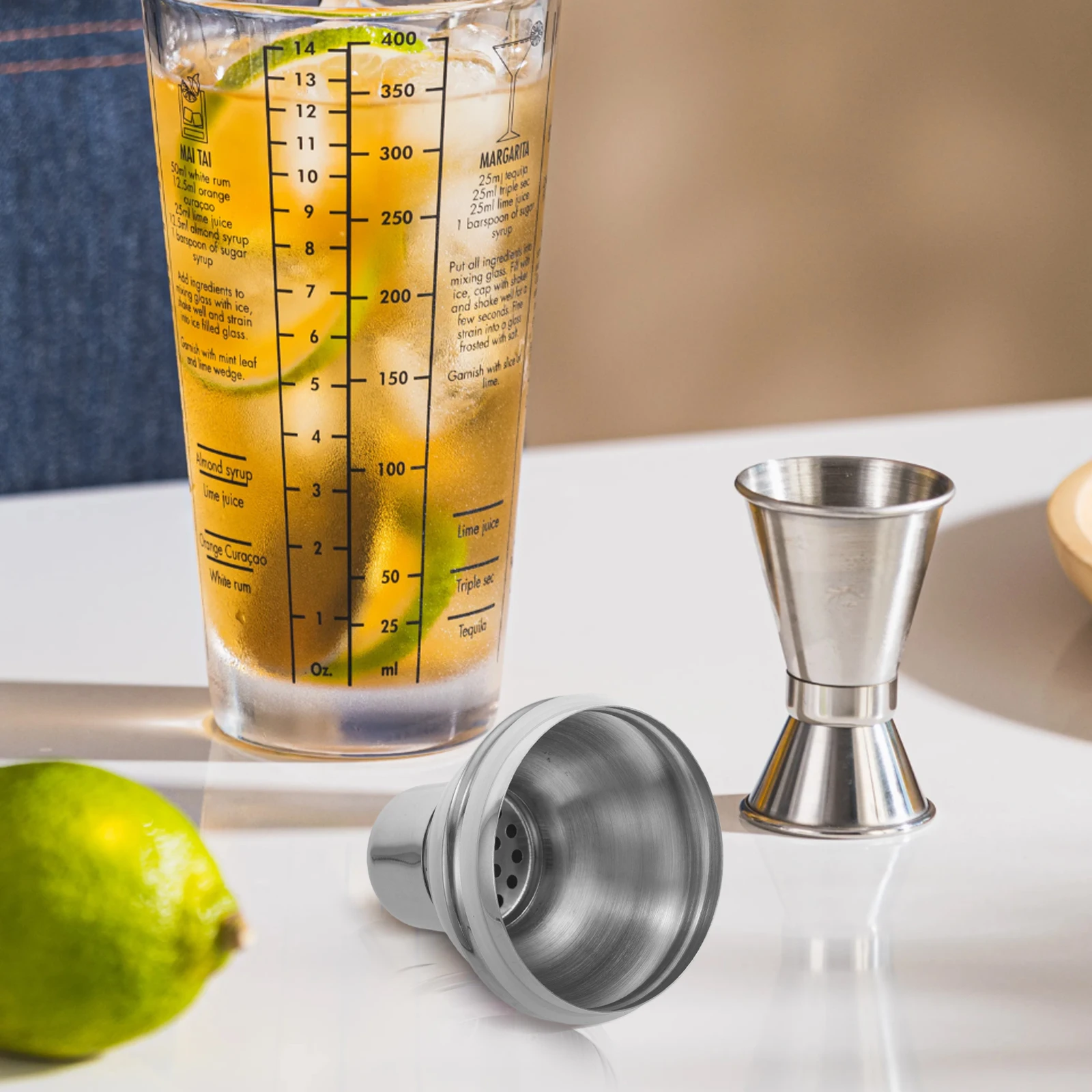 

Stainless Steel Lid Leak-Proof Wine Cover Cocktail Metal Lid Multi-Functional Replacement For Juice Cups Bar Supplies
