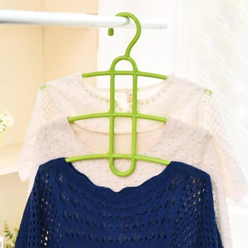 Multifunctional Hanger Hook Fishbone Clothes Hanger Clothes Rack Wardrobe Organizer Space 3 Layer Saver