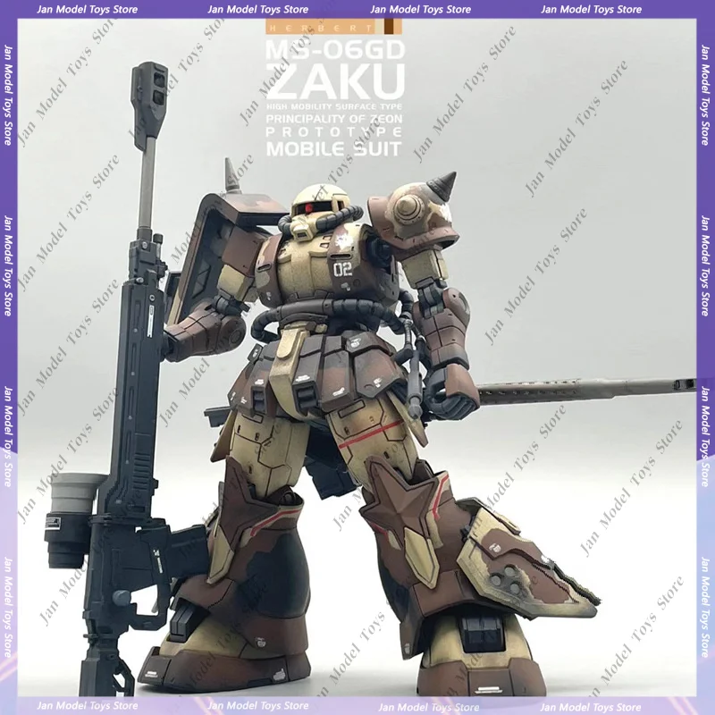 WEIMEI HG 1/144 MS-06GD Zaku 모델 키트, 높은 이동성, 표면형, Wald 조립 액션 피규어, 로봇 플라스틱 모델, 취미 장난감, 신제품