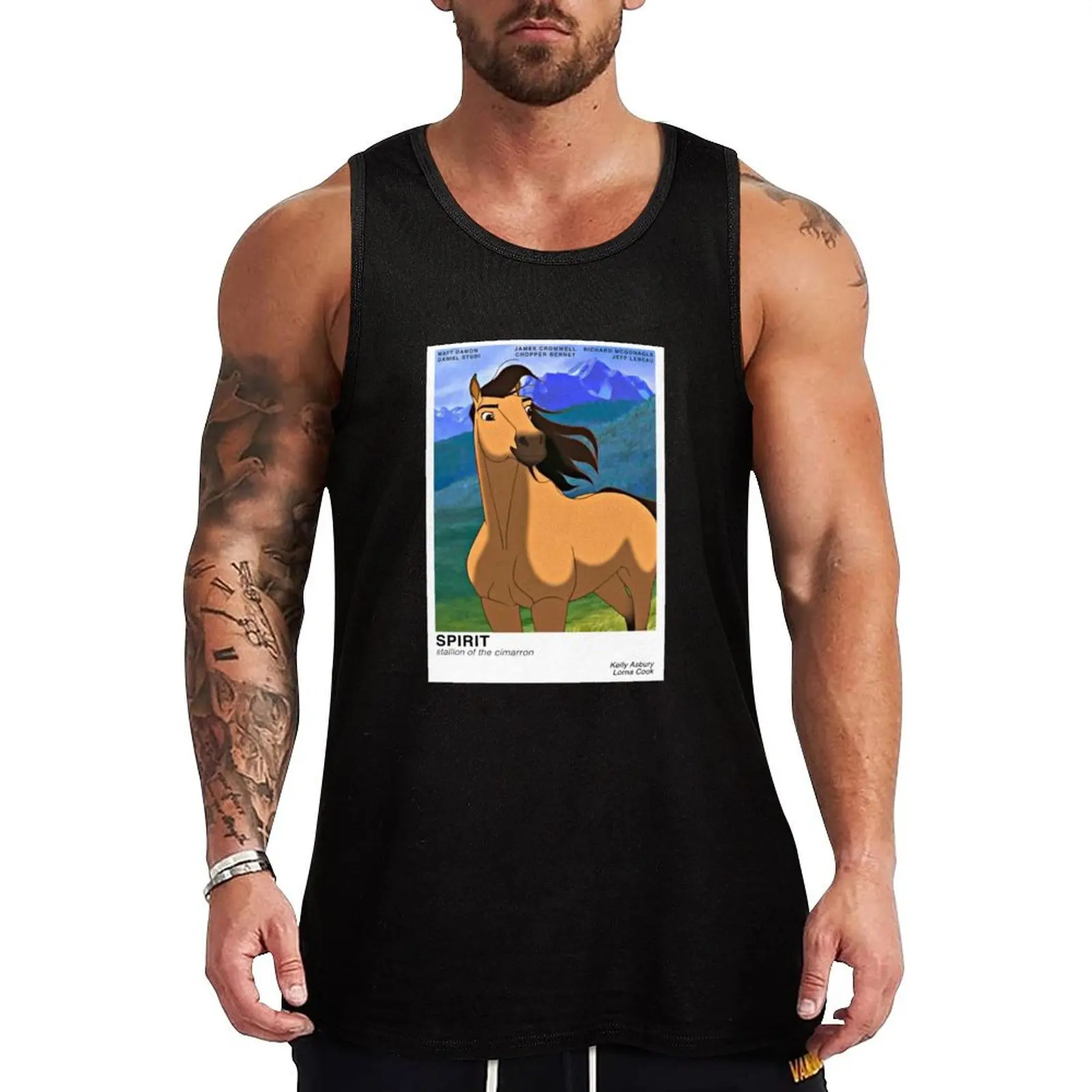 Spirit Stallion of the Cimarron Tank Top Camiseta sin mangas antiarrugas de fácil cuidado informal sin mangas