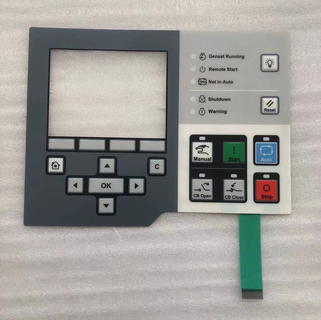 

Новинка для CUMMINS PCC3300, Power Command HMI320 HMI 320 PCC3.3 0300-6315-02 PN 0300631502, мембранная клавиатура