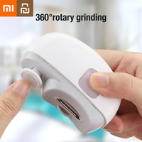 Xiaomi 2In1 Electric Nail Clippers Manicure Anti-Splash Nail Trimmer For Baby Finger Scissors Pedicure Thick Nails Cutter Tools