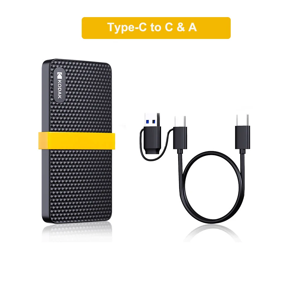 2024 New KODAK X200 External SSD Hard Drive HD Externo USB3.1