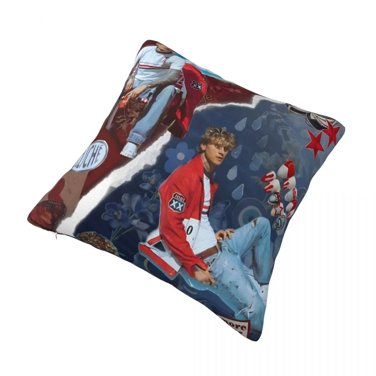 Decorative Pillow Covers MGK Lost Americana Tour 2025-2026 Stuff Bedroom Throw Pillow Case Cover Zipper Multi Size