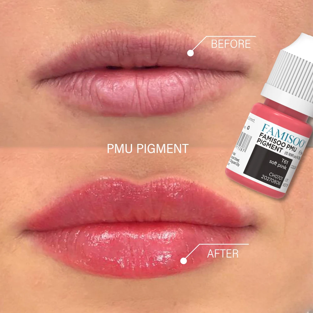 Best selling 5ML PMU Pigment Ink Tattoo Permanent Pigments Makeup Pigment Tattoo Ink Henna Semi Permanent Microblading Ink