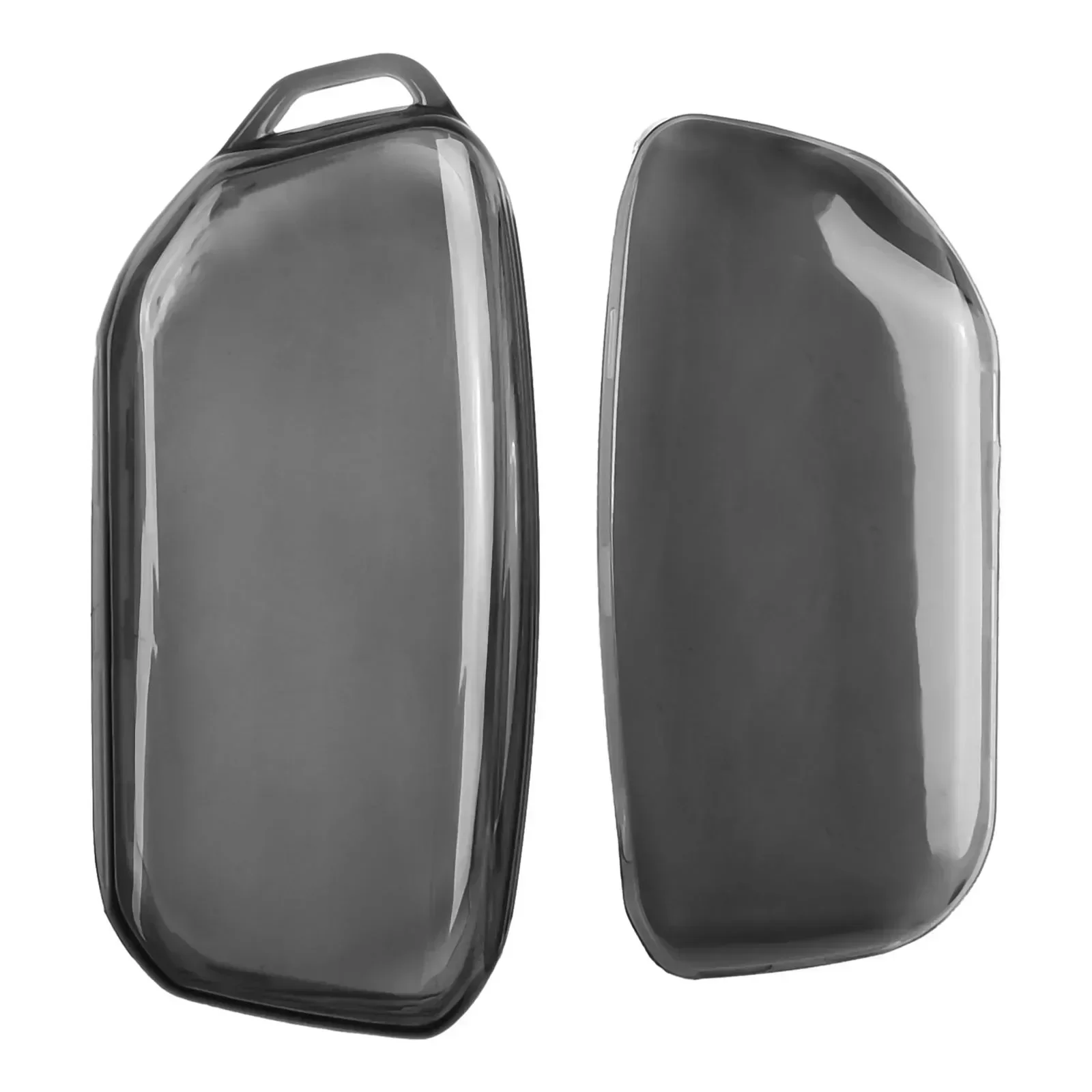 1PCS Car Key Fob Case For BMW X5 G05/X6 G06/X7 G07/2-Series Active Tourer U06 2022-2024 TPU Black Transparent Car Key Fob Case