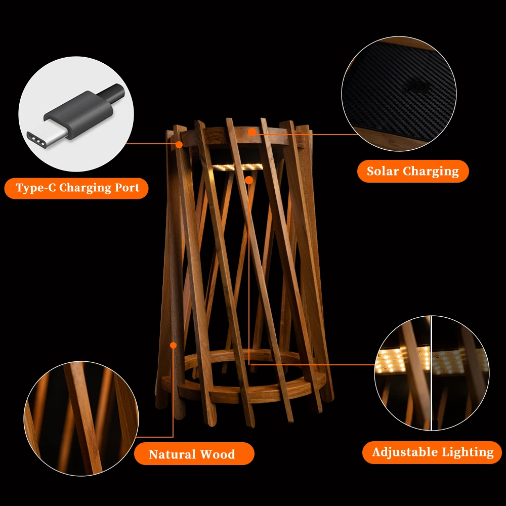 مصباح أرضي يعمل بالطاقة الشمسية، فانوس LED معلق في الفناء الخلفي في الهواء الطلق، مصدر طاقة شمسي، ضوء محيط سهل التركيب