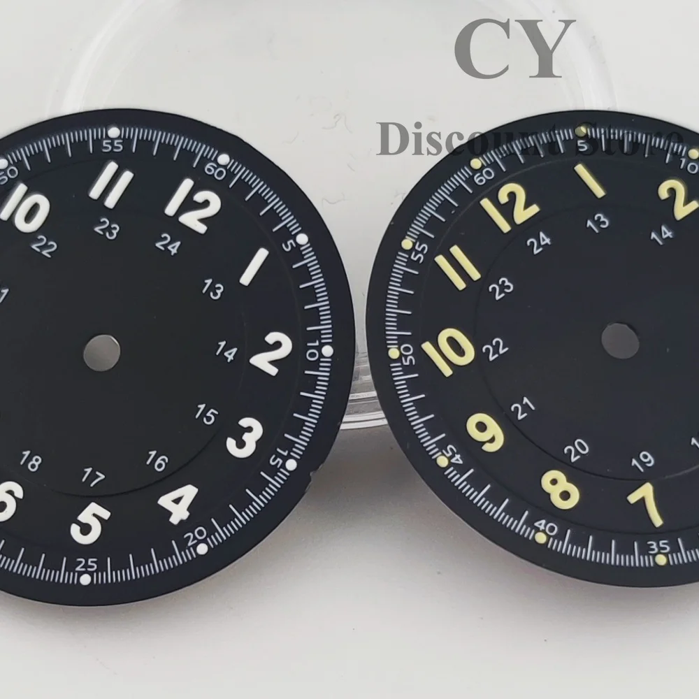 NH35 Watch Dial 29mm Black Green Blue white Dial Luminous Fit NH35 NH36 PT5000 ETA2824 2836 DG2813 3804 Miyota8215 821A Movement