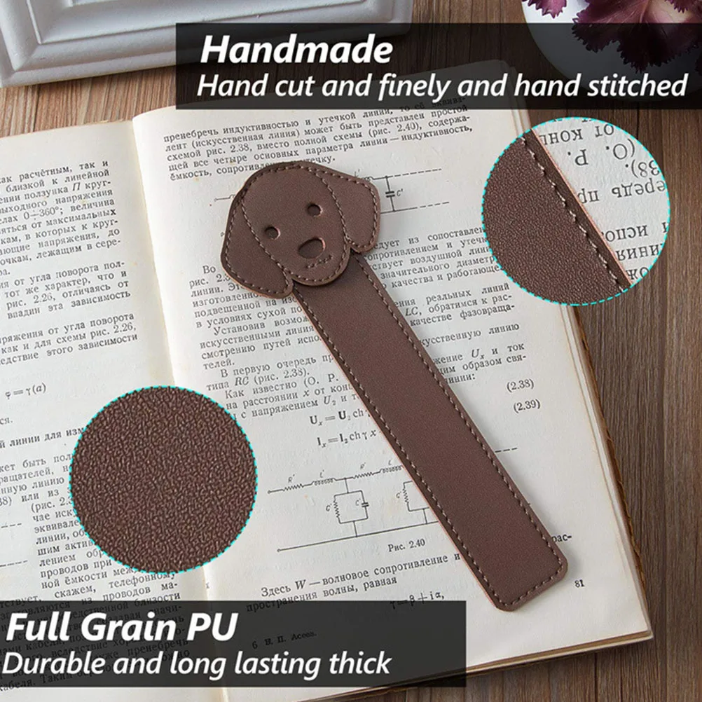 المرجعية بو فو الكلب تصميم السلس حافة صفحة علامة لمحبي الكتاب النساء الرجال هدية القراءة التبعي طالب