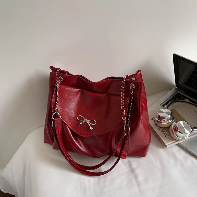 حقيبة كتف لخريف وشتاء 2025، محفظة فاخرة تحت الإبط للنساء، حقيبة بمقبض علوي، حقيبة ركاب من اليوم إلى الليل، متعددة الاستخدامات #2