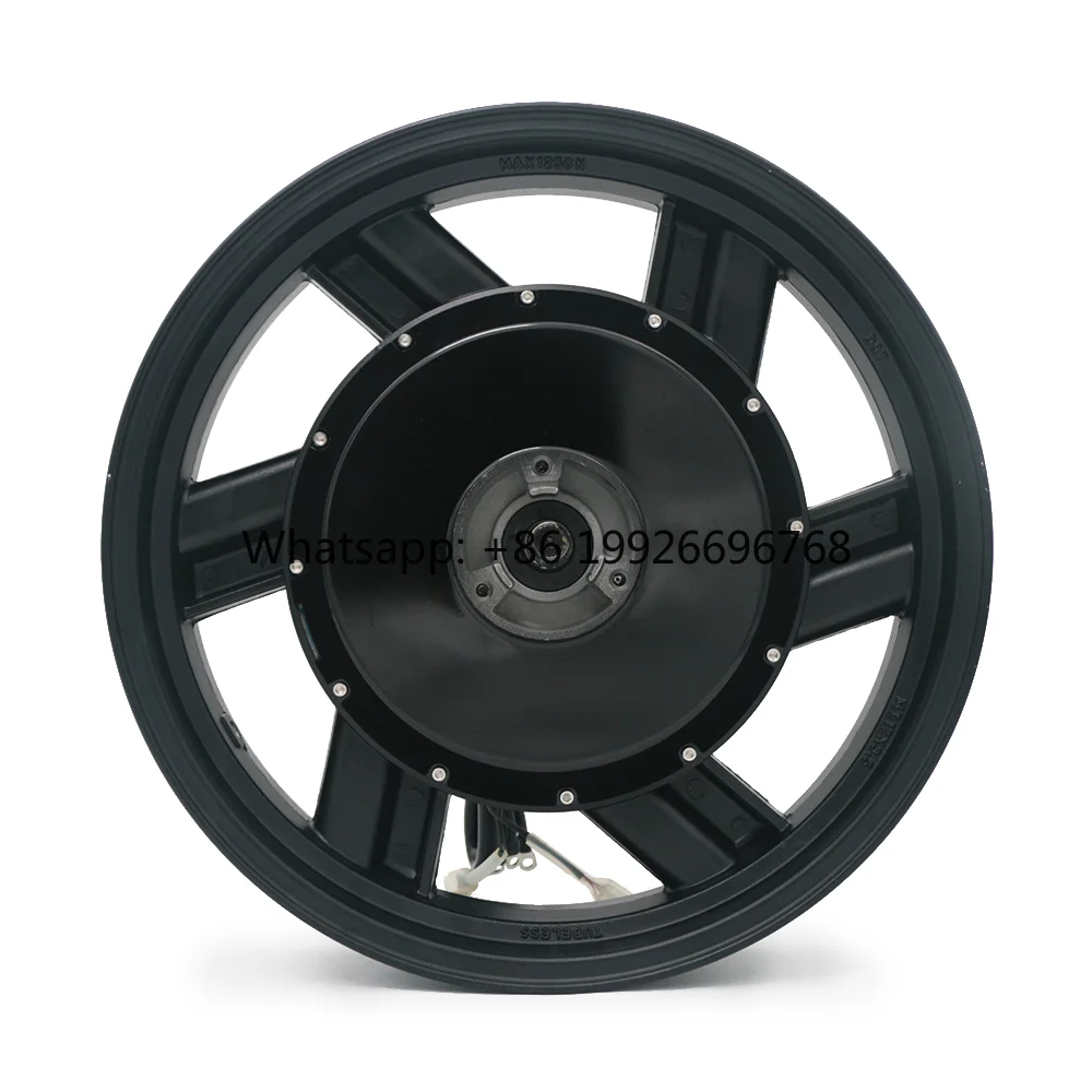 

High Power 17 Inch 72V 3000W Side Disc Brake Electric Motorcycle Rear Hub Motor