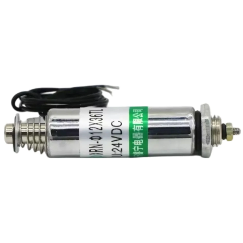 XRN-12X36TL DC Tubular Push Pull Solenoid 12V 24V Linear Electromagnet for Automation