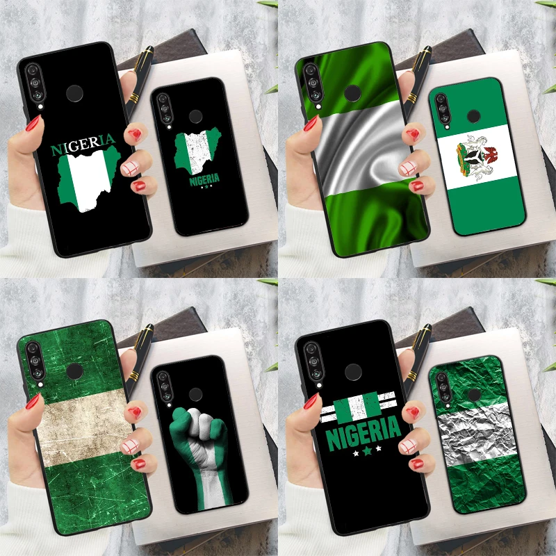 Nigerian flag For Huawei Nova Y60 Y70 Y90 Y61 Y91 3i 7i 8i 11i Nova 11 9 10 SE P20 P30 Pro P40 Lite Case