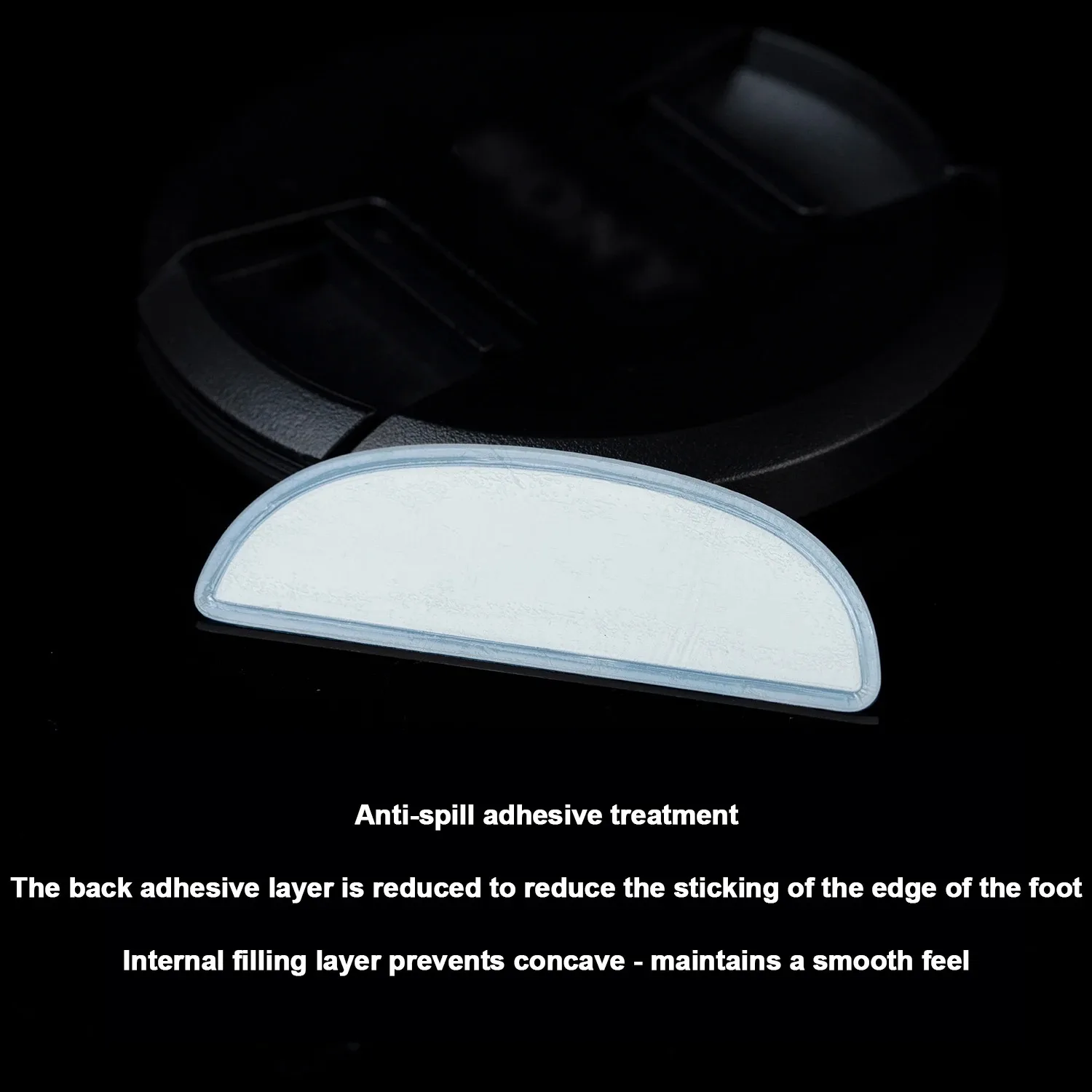 BTL V2 Nóżki myszy Łyżwy do Finalmouse UltralightX ULX S M L Bezprzewodowa krawędź łuku Wymienna naklejka ślizgowa Klej odporny na zalanie — zdjęcie produktu 6