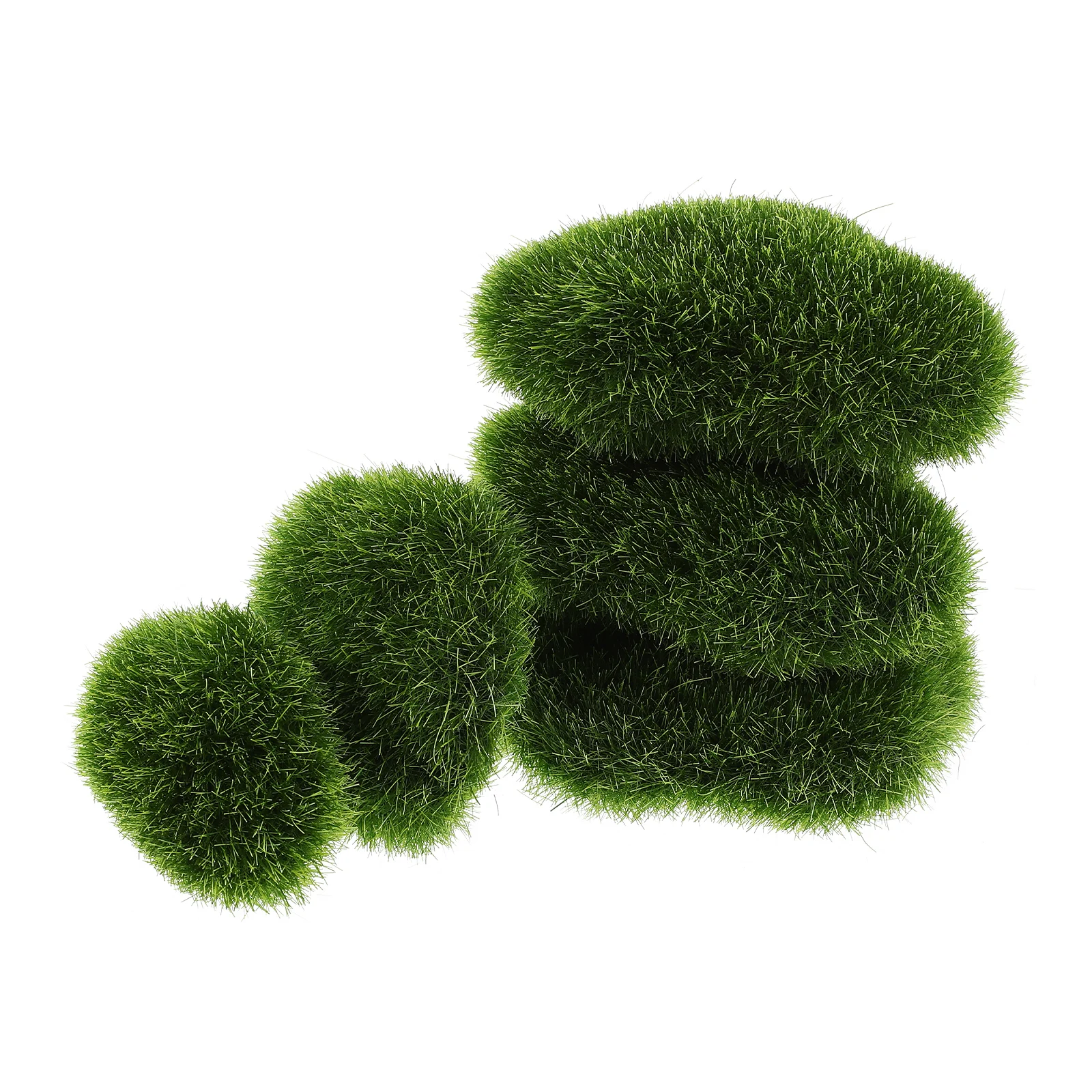 

5 Pcs Artificial Moss Stone Decoration DIY Plant Wall Background Micro Landscape Fake Craft Desktop Decor