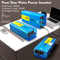 6kw Lvyuan Pure Sine Wave Inverter DC24V/12V to AC220V Power Transformer Adapter Motor Home Converter