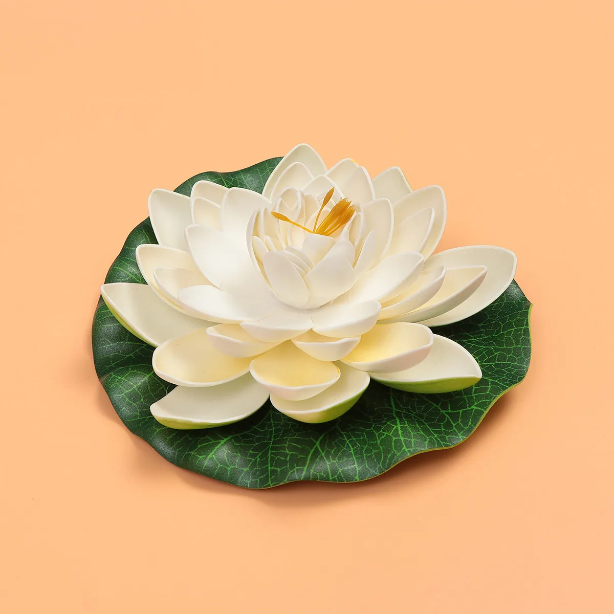 10Pcs Vivid Floating Lotus Decor Set Eco Friendly No Water Needed Artificial Plants for Pond Fish Tank Patio Garden Party Water - view 6