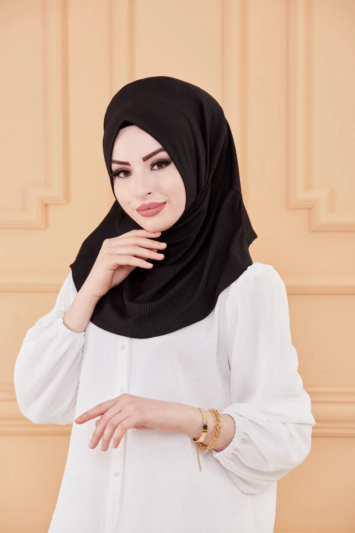 

TUGBA Women Shawl Scarf High Quality New Season Modern Islamic Muslim Hijab Mubarek Ramadan Turkey