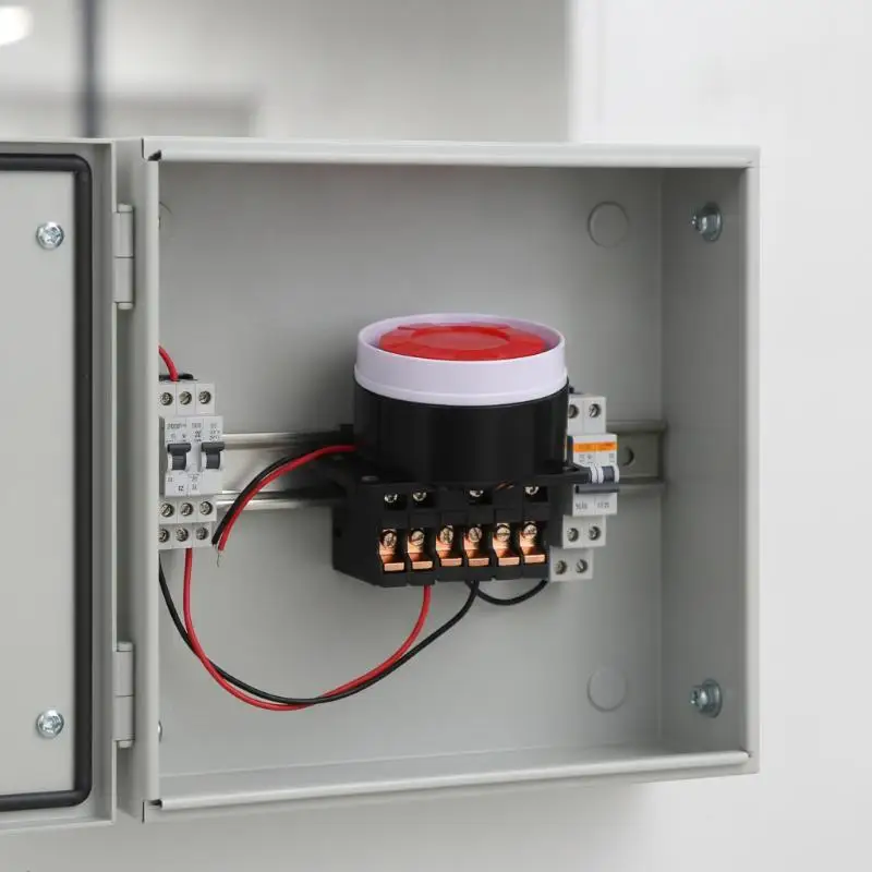 5-30V 125dB Buzzer Alarm Horn Loud Air Raid Siren for Home Office Fire Emergency Warning Alert System