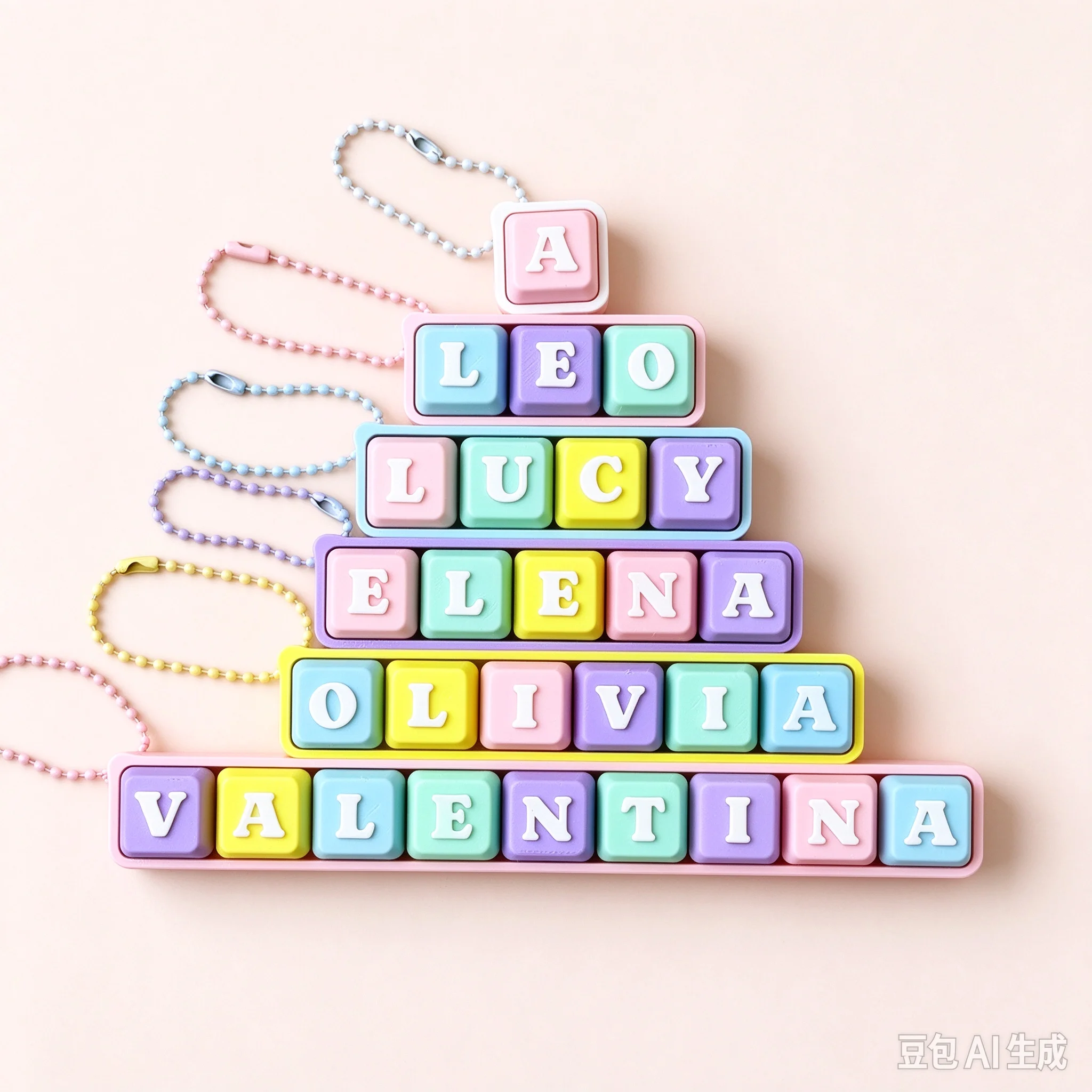 Personalized Custom Keyboard Clicker, English Name Only, Clickable Letter Keycap ASMR Fidget Toy, Office Stress Relief Gift, Ran