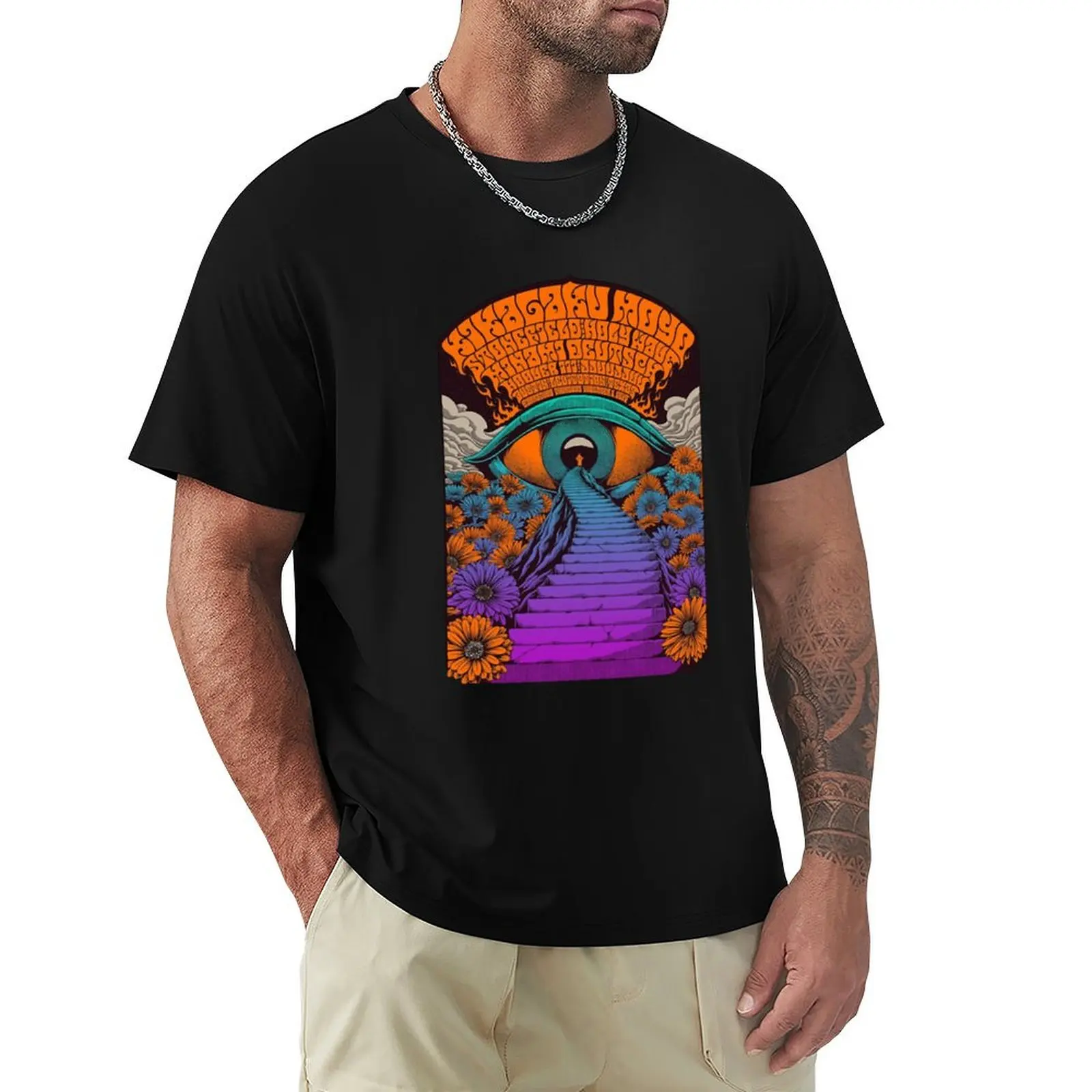 

kikagaku moyo 8 T-Shirt Basic All Season Solid T-Shirt