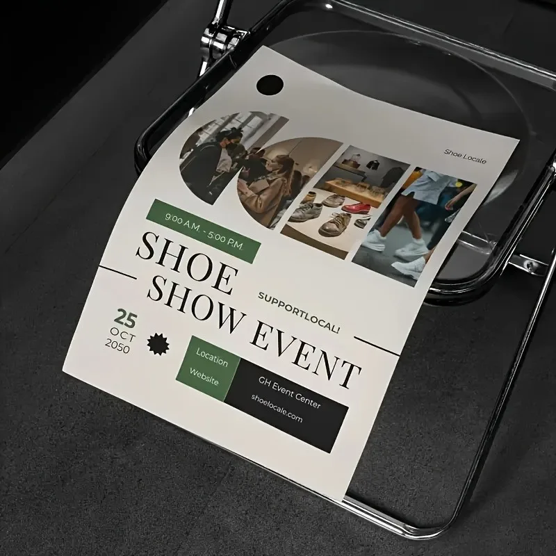100pcs Custom A4 Flyers Personalized Print Service For Business Promotion Advertising Event Leaflet Fast Shipping Wholesale