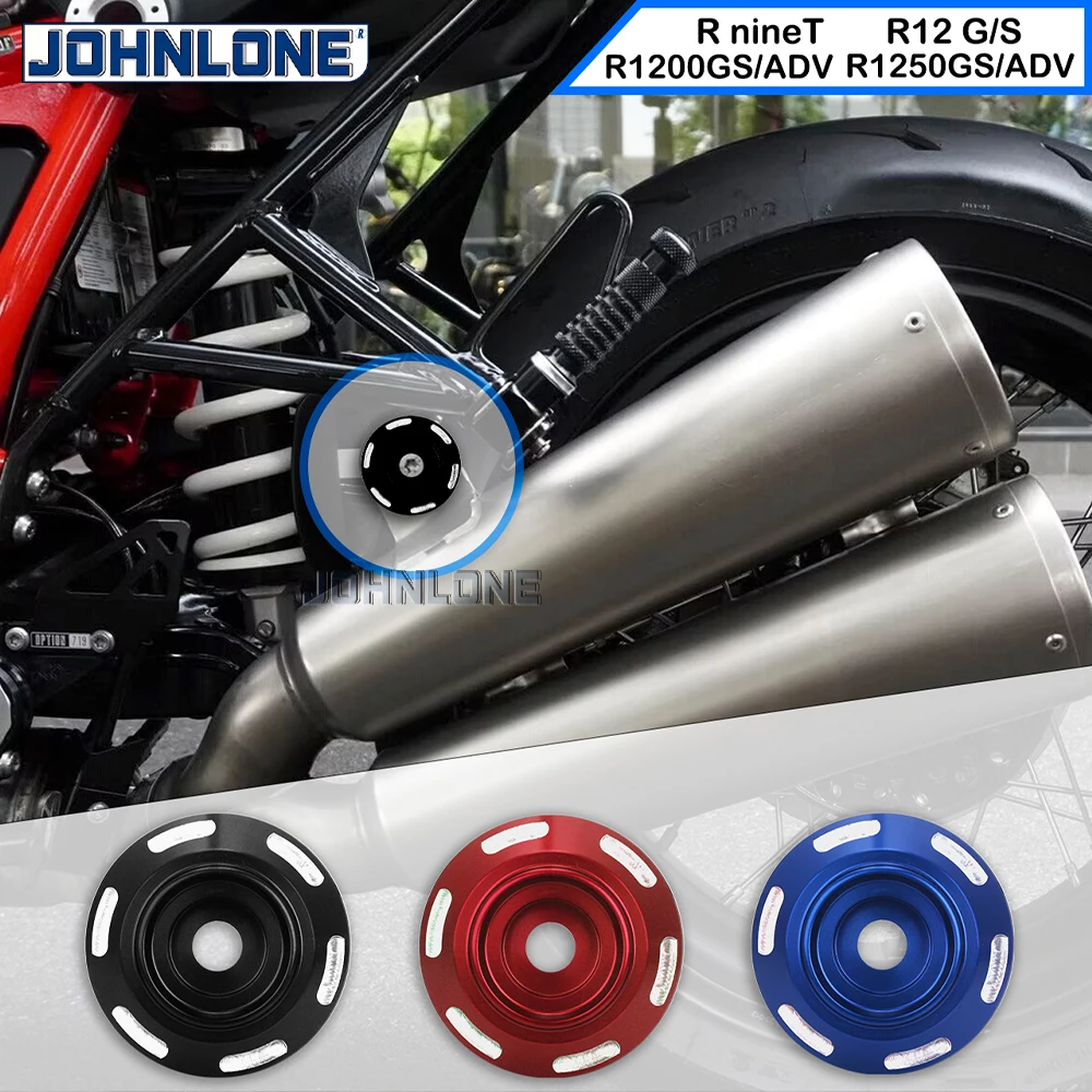 Motorcycle Exhaust Bracket Flange Cover Plate For BMW R nineT  R12G/S R1200GS/ADV R1250GS/ADV R1300GS Modified Screw Accessories