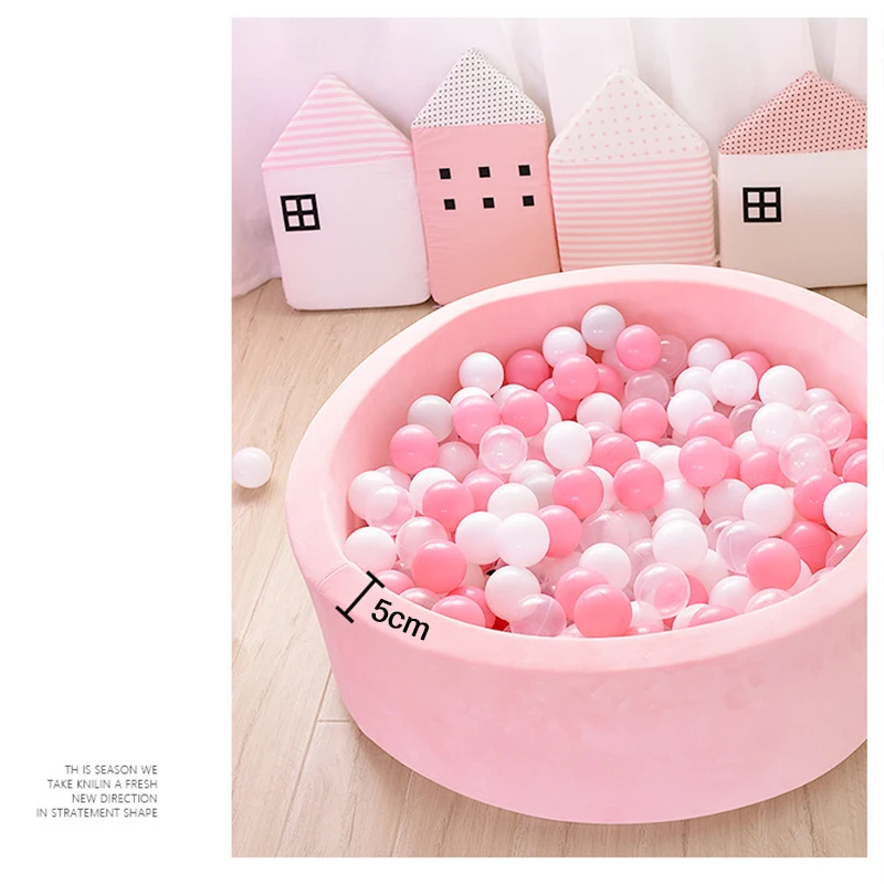 Baby Round Ocean Ball Pool Pit Indoor Playground Soft Toys Children's Playpen Fence Kids Safety Barrier Room Decor Birthday Gift