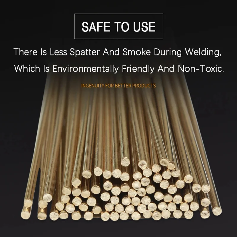 

5M Brass Welding Rods 1.6/2.0/2.5/3.0mm Gas Brazing Filler Copper Iron Steel Carbide Tool High Strength Soldering Sticks