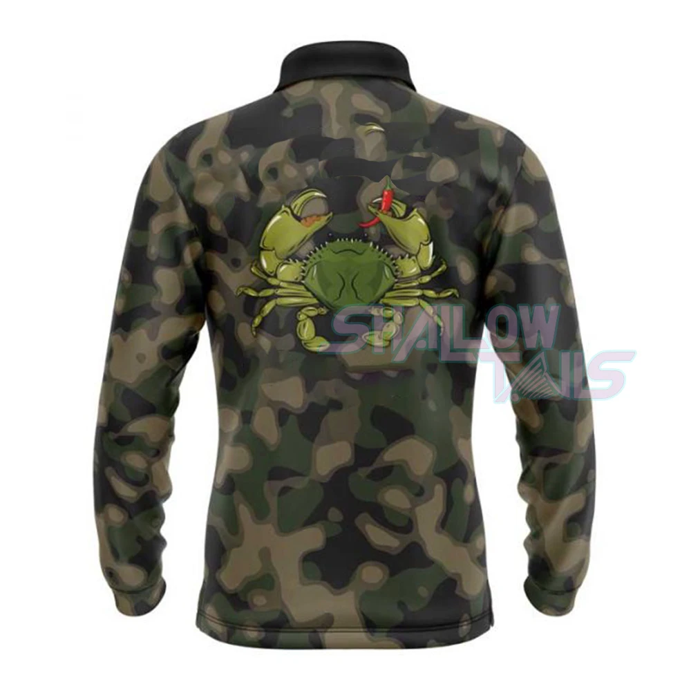 

New Men Fishing Shirt Anti-UV Fishing Clothing Quick Drying Sun Protection Fishing Jersey Cycling Camouflage Fishing Clothing