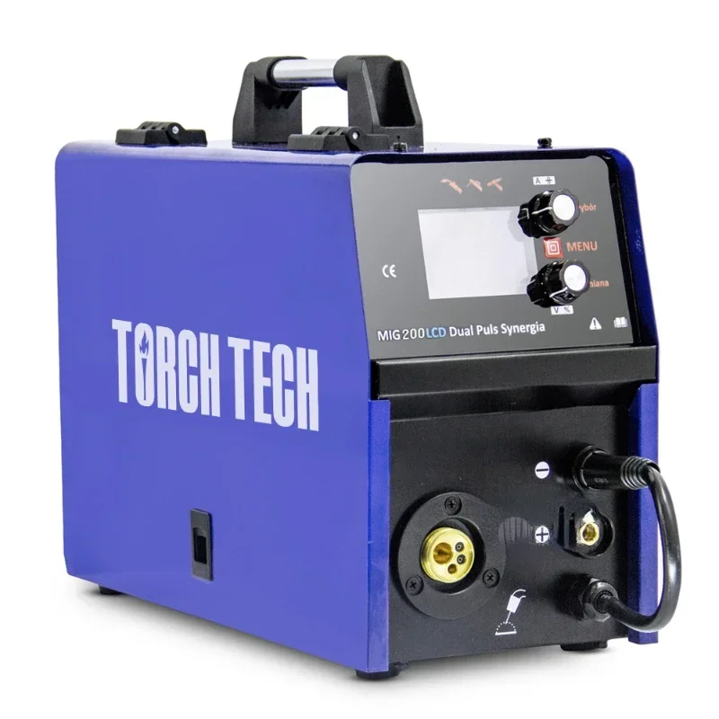 

cross-border 200 LCD digital inverter aluminium Welding Machine aparat synergic double pulse welder