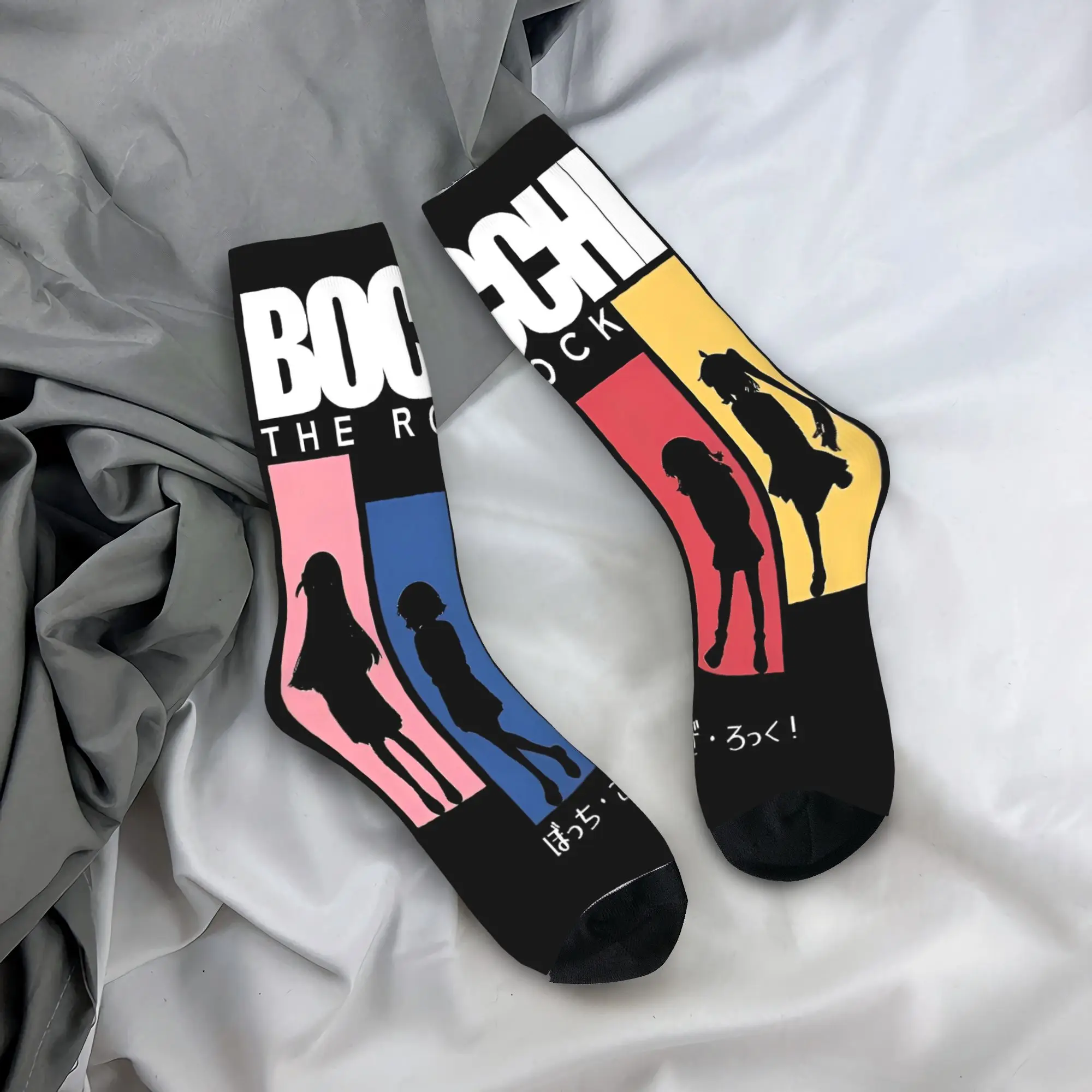 

BOCCHI THE ROCK Stockings Women Men Socks Comfortable Casual Socks Autumn Skateboard Anti Bacterial Graphic Socks