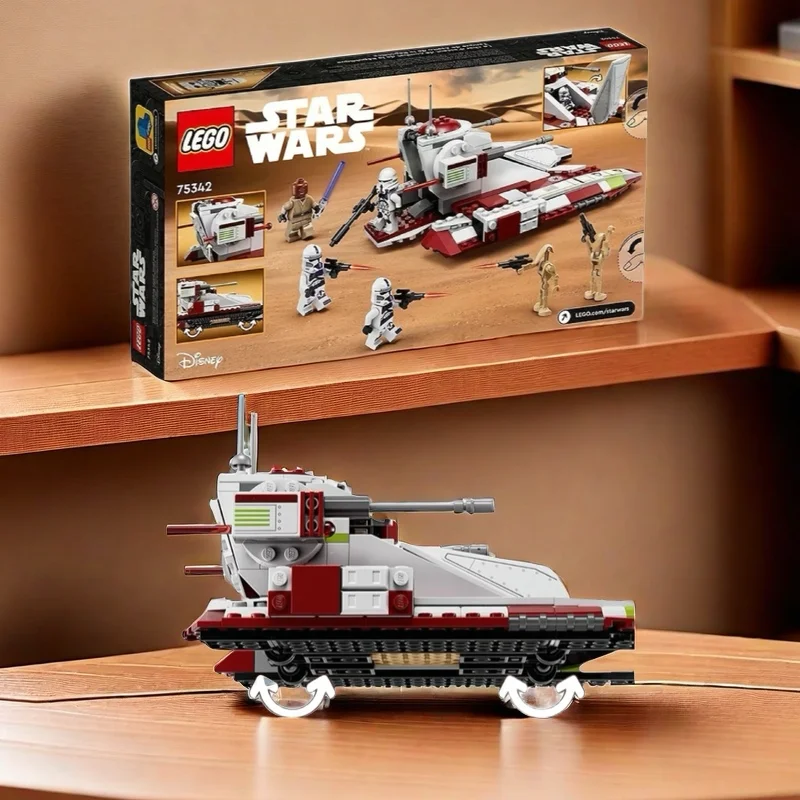 Star Wars Republic Fighter Tank,75342 LEGO ini adalah hadiah yang sangat bagus untuk anak laki-laki dan perempuan usia 7 tahun ke atas