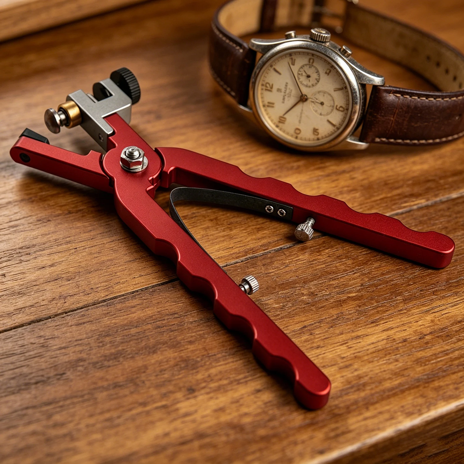 Rubber Band Tool Leather Watch Bracelet Cutting Plier for Straps to Fix Catches Spring Bar Hand Tool Pliers Strap Punching Tool