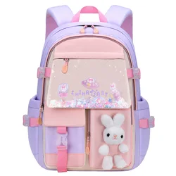 cute school backpack girls schoolbag waterproof book bag student backpack with many pockets elementary school bags for children
