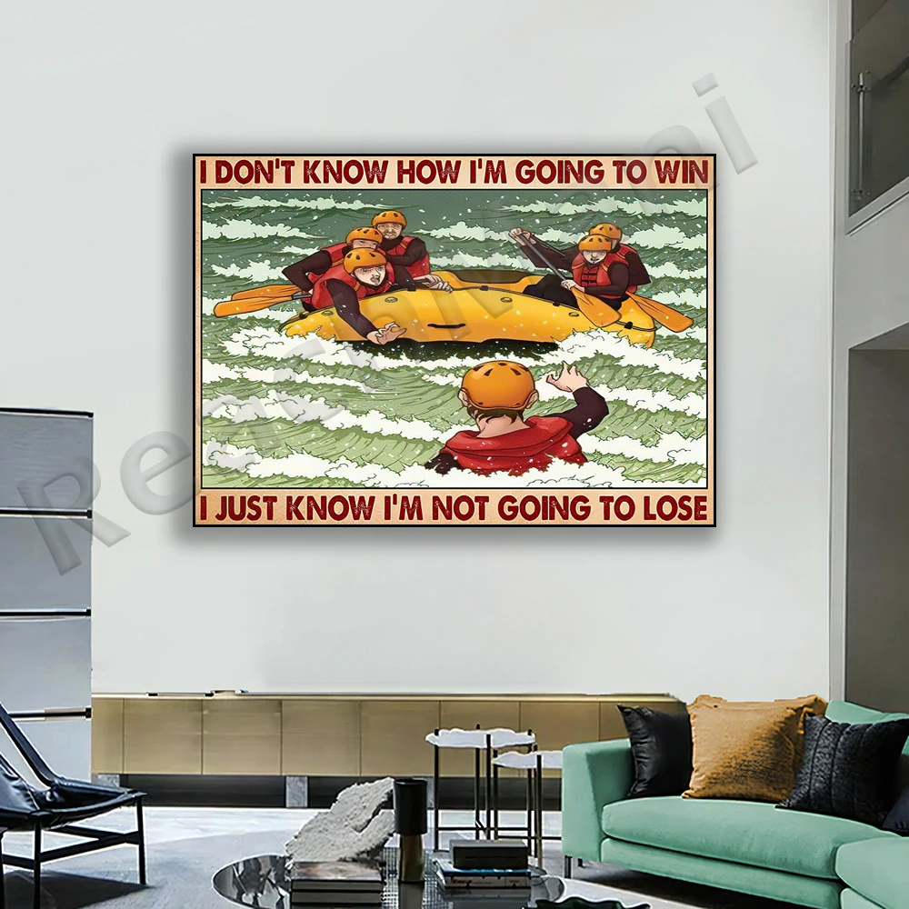 i won't lose poster, i don't know how to win poster, rescue gift, inspirational poster gift, veteran poster