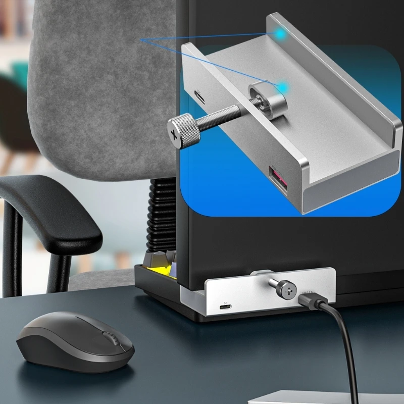 20CB 다기능 C형 도크 USB 허브 카드 리더기 5Gbps 데이터 전송 어댑터