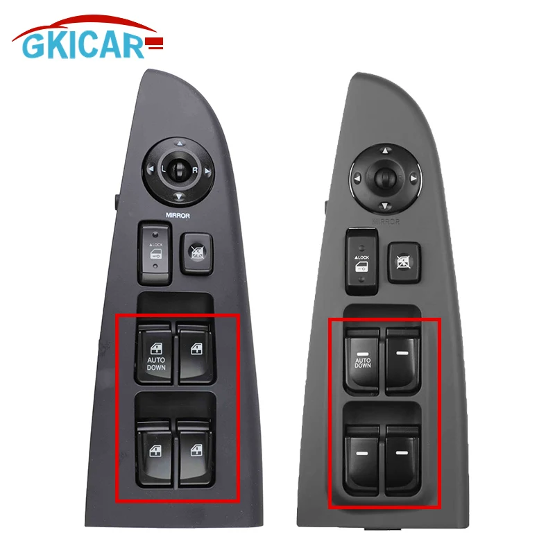 

93570-2H1107U 93570-2H0109P Driver Power Master Window Switch 935702H0109P 935702H1107U For 2007- 2010 Hyundai Elantra