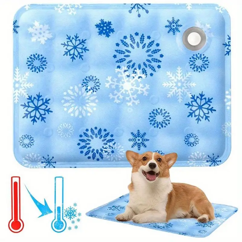 

Pet Cooling Pad for Pets Summer Ice Cushion Mat Removable Washable Anti Scratch Wear Resistant Portable Foldable Non Slip