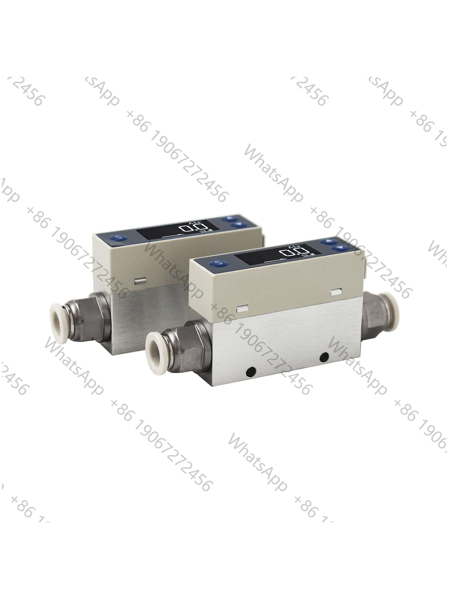 0-100 ml/min ~0-1000L/min Series Digital Display Thermal Gas Mass Flowmeter Compressed Air Flow Sensor