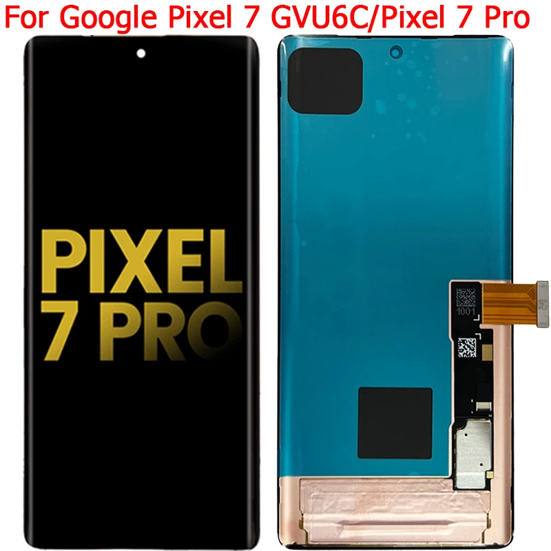 Dla Google Pixel 7 Pro wyświetlacz LCD ekran z ramką Pixel 7 GVU6C GQML3 Pixel 7Pro GP4BC GE2AE wyświetlacz ekran dotykowy