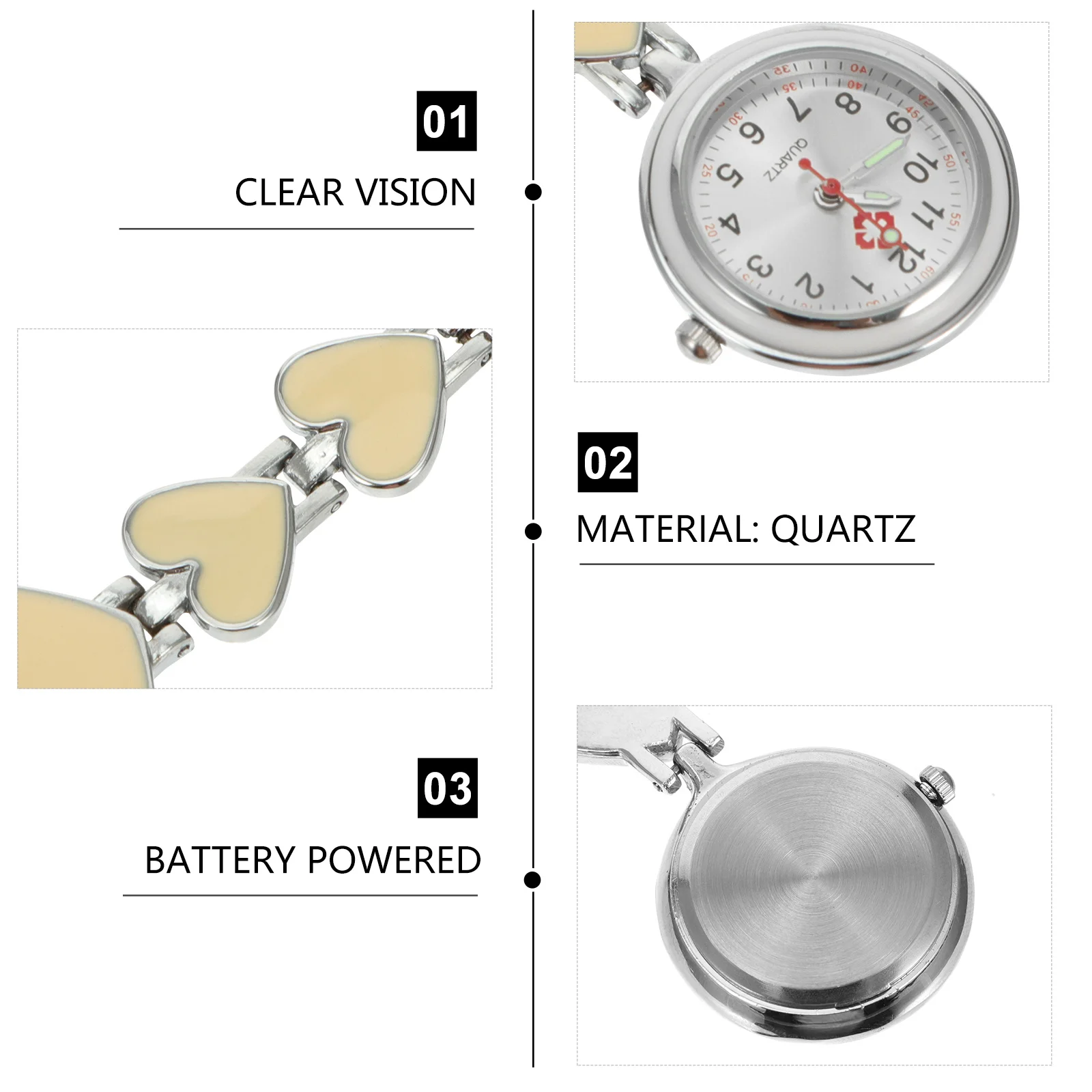 

Pocket Watch Nurse Fob Hanging Nurses Fashion Quartz Watches for Women