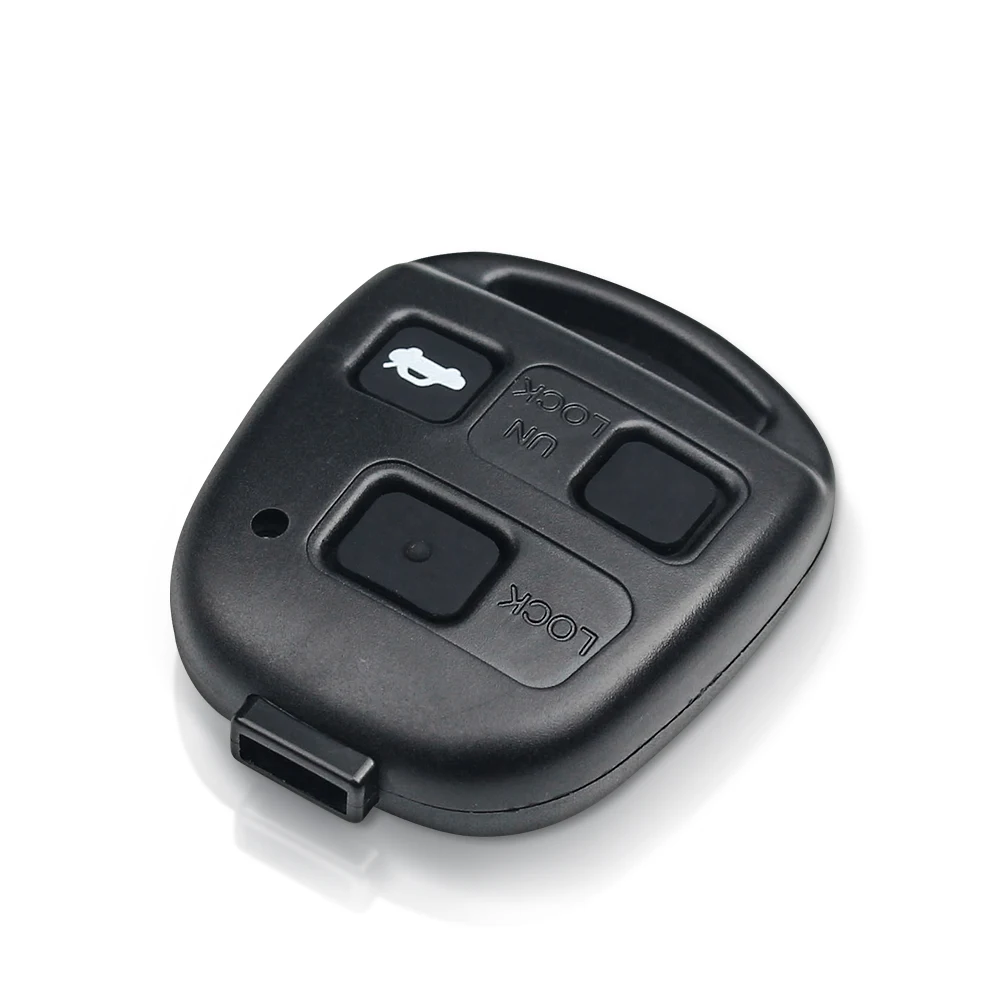 KEYYOU 2/3Buttons Remote Smart Car Key Shell dla Toyota Corolla Camry RAV4 Yaris Carina Avensis Land Cruiser Case Fob Cover