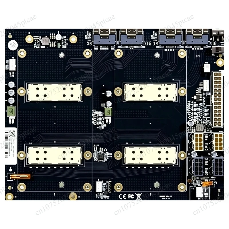 High speed data transmission for interconnection of 300GNVLink graphics card adapter for SXM2 module