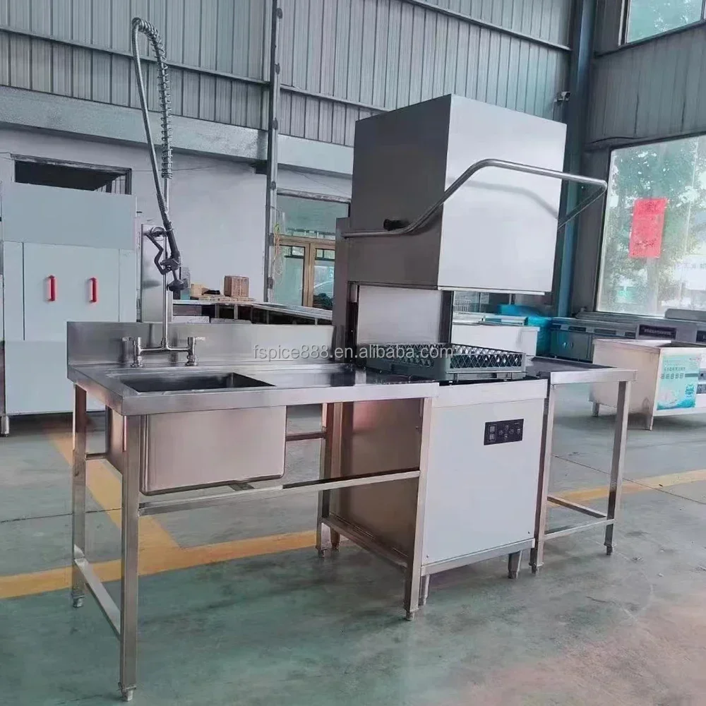 Commercial Stainless Steel Electric Dishwasher Kitchen Hotel Dishwasher